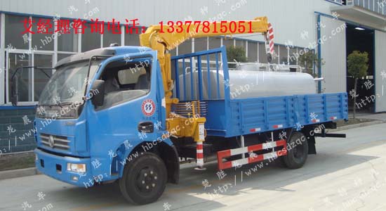 隨車(chē)吊帶灑水車(chē)多功能隨車(chē)吊多利卡