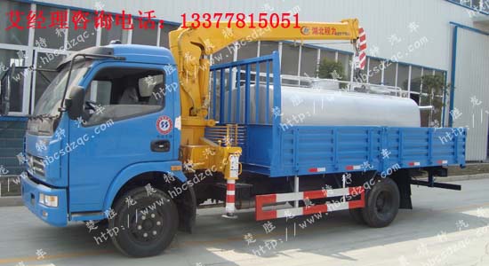 隨車(chē)吊帶灑水車(chē)多功能隨車(chē)吊多利卡