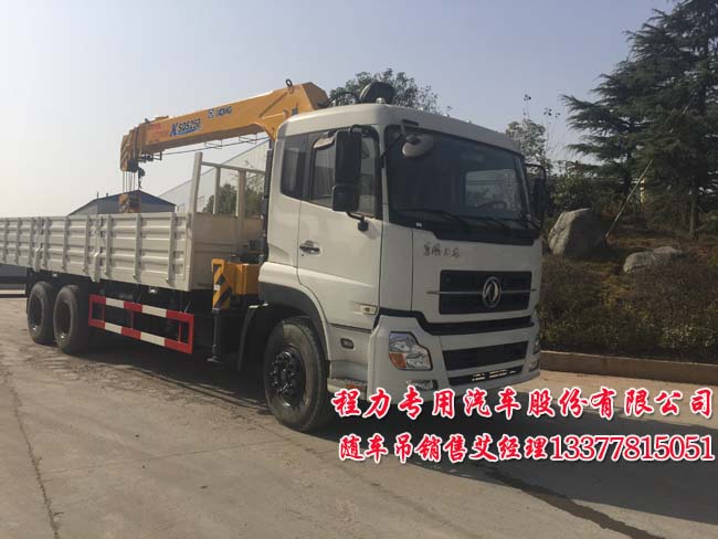 天龍后雙橋隨車(chē)吊圖片